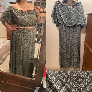 Torrid two piece dress size 3